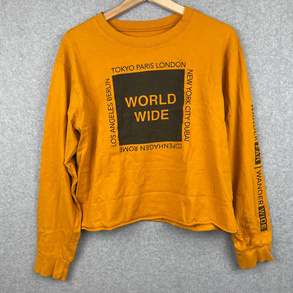 J2007 Mighty Fine World Wide Orange Size Large